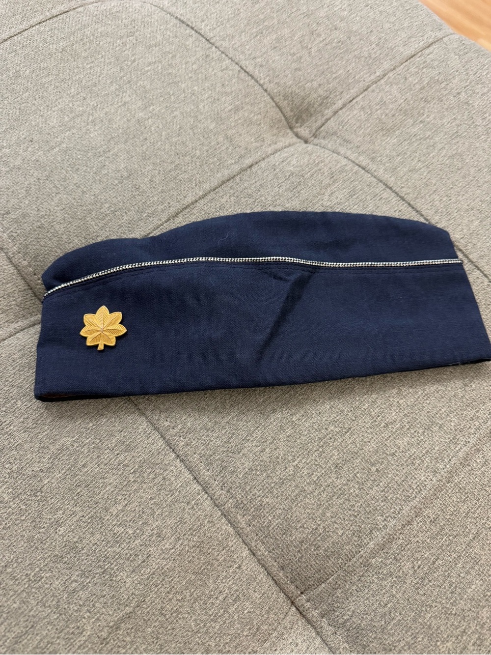 Vintage and authentic U.S. Air Force or Civil Air Patrol garrison cap w insignia